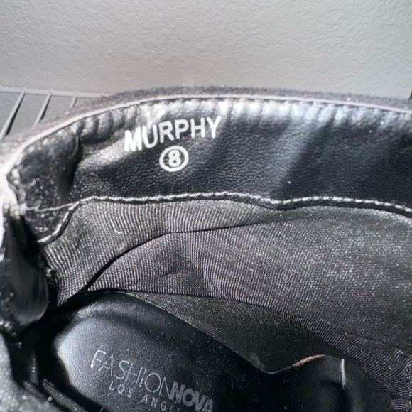 Ankle Boots Black Size 8 - Picture 4 of 4